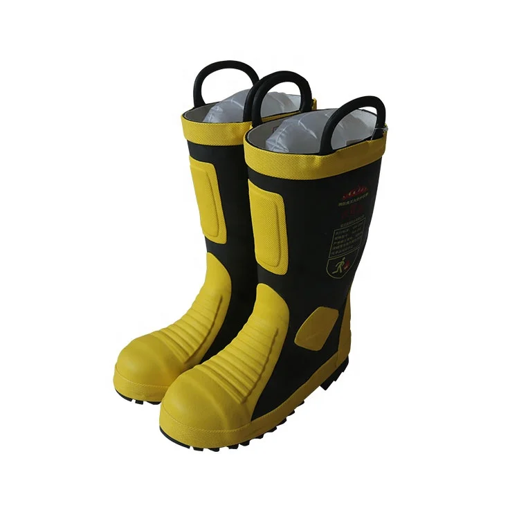 Factory fire emergency safety boots with nice quality