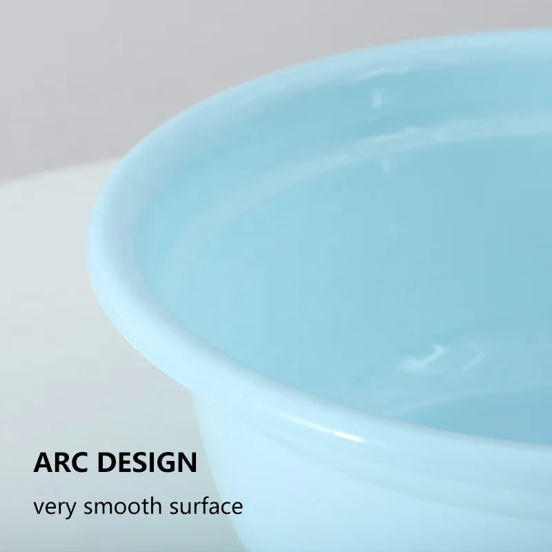 Multipurpose Colorful Eco-Friendly Household Round Durable Baby Plastic Basin Set Bath Plastic