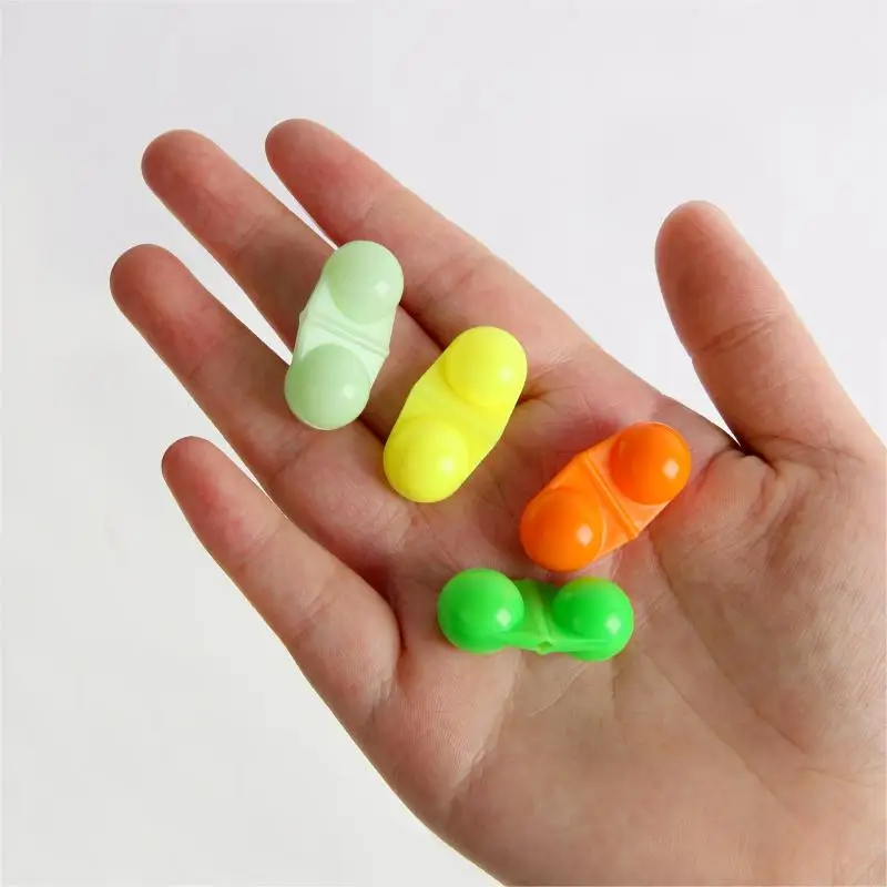 NEW Fishing Double Rattle Beads Fishing Attractor Bell Plastic Catfish Bass Rig Rattles Bells Sea Fishing Bait Alarm Loud Bells