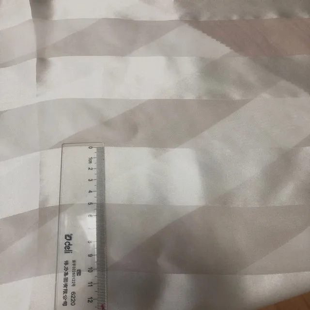 Promotion 100% Pure Silk Stripe Satin Silk Chiffon Stripe Fabric for Bride Dress Women Scarf