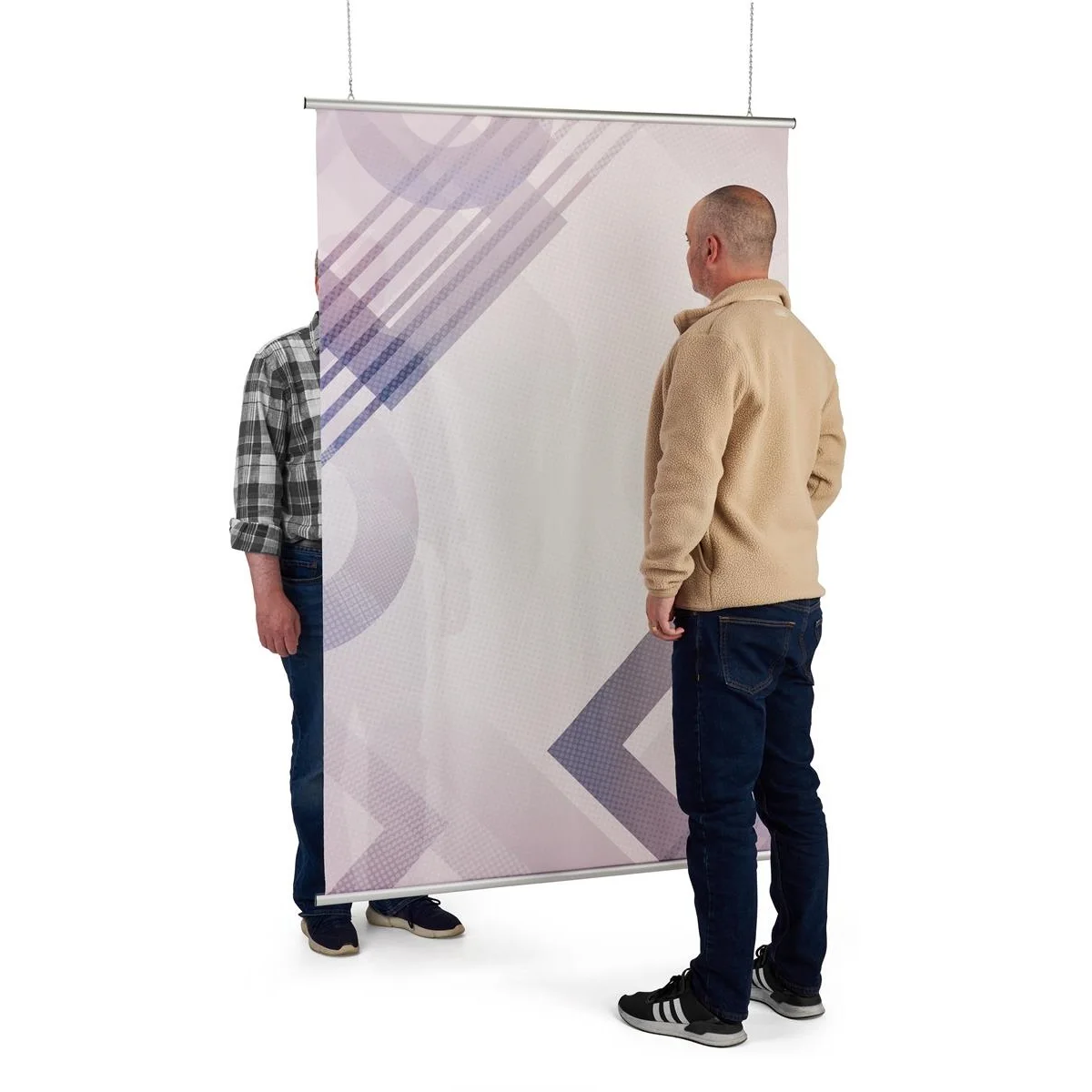 custom scrolling flex advertising hang vinyl scrim mesh fence banner with optional pvc vinyl