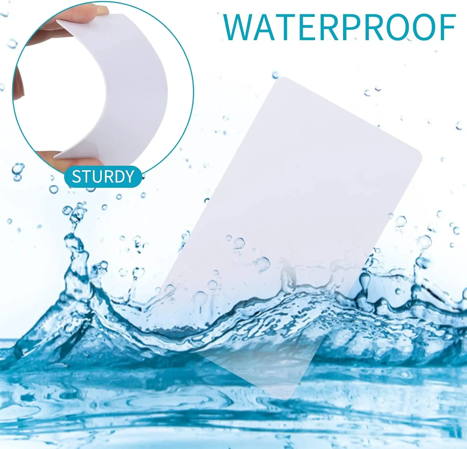 Custom Design Double-Side Printable White Blank Sublim PVC ID Card