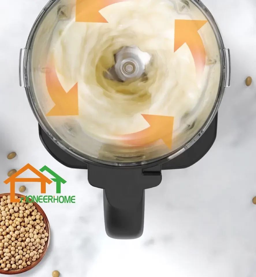 Commercial Professional High Speed Quality Cooking Electric Soya Bean Milk Heavy Duty Heating Blender