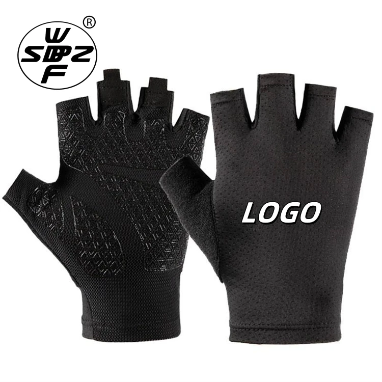 Kid Breathable Half Finger Cycling Gloves Fitness Cycling Anti-slip Gloves