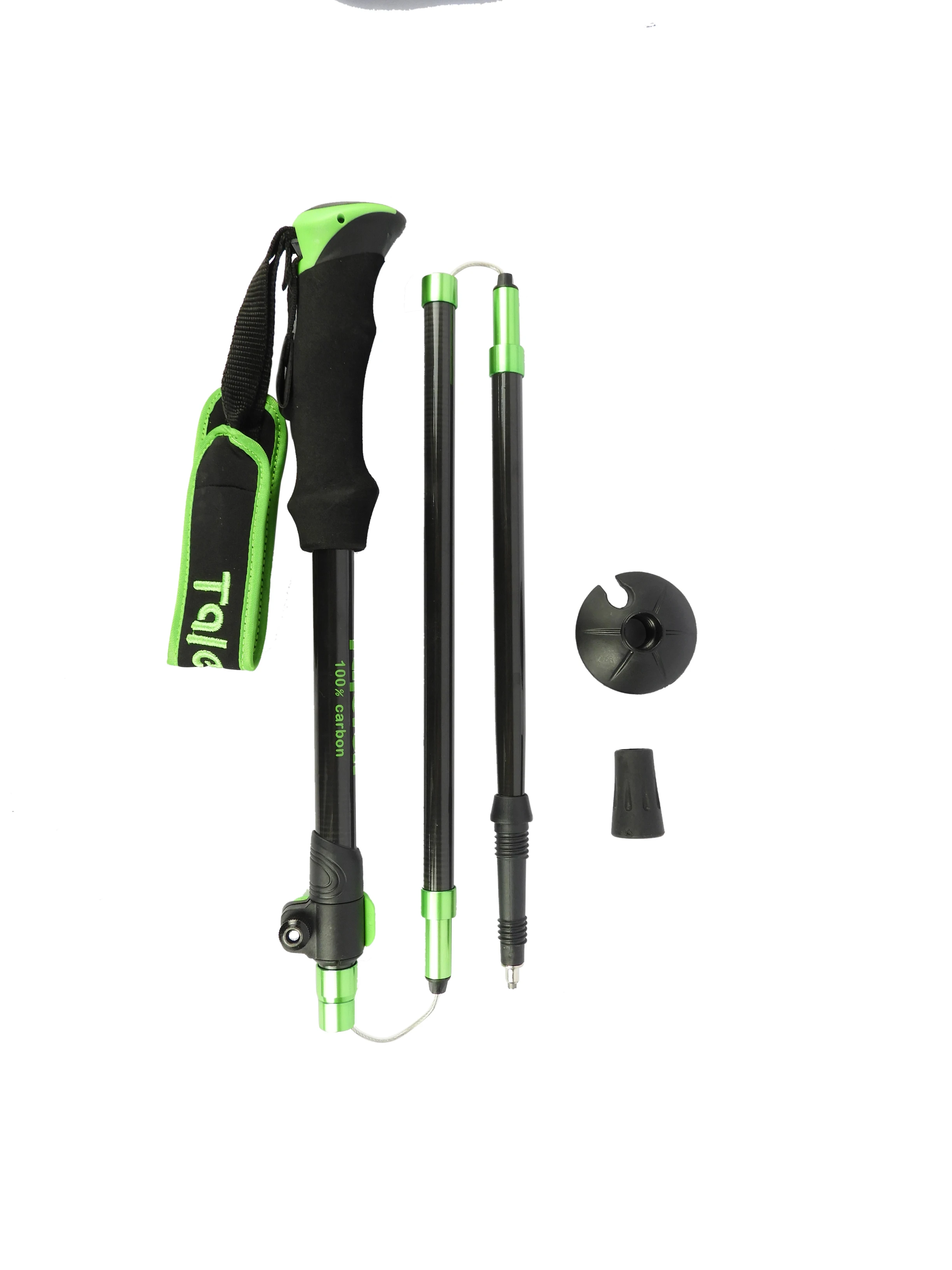 Full carbon Portable New Style Superior Quality Trekking Poles YMC5-E7-GY  Walking Hiking Trekking Poles / Sticks with Cork Hand