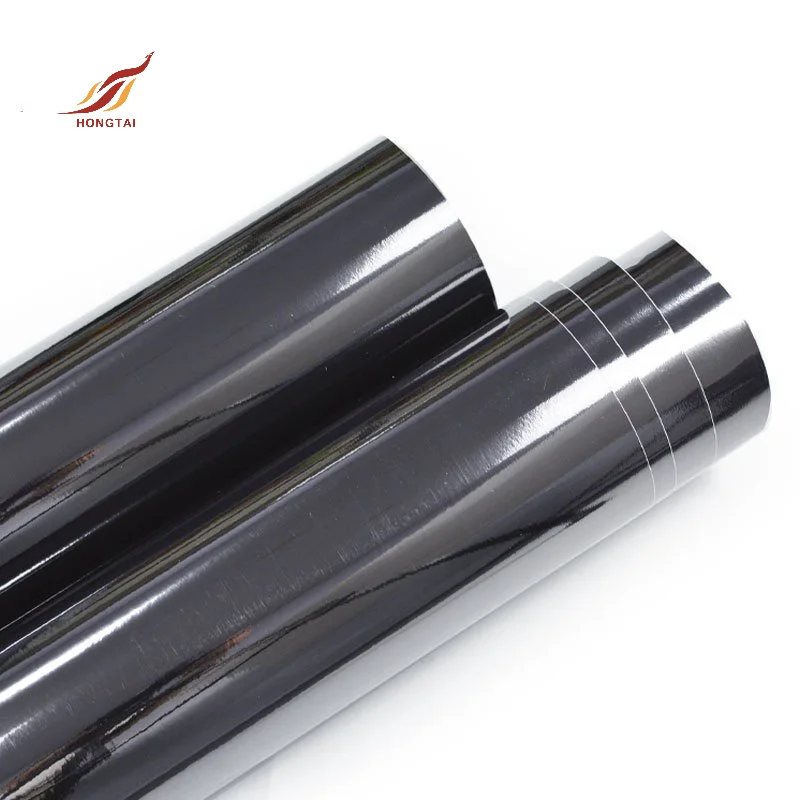 full body dark grey car wrapping chrome vinyl film reflective black chrome car wrap stickers
