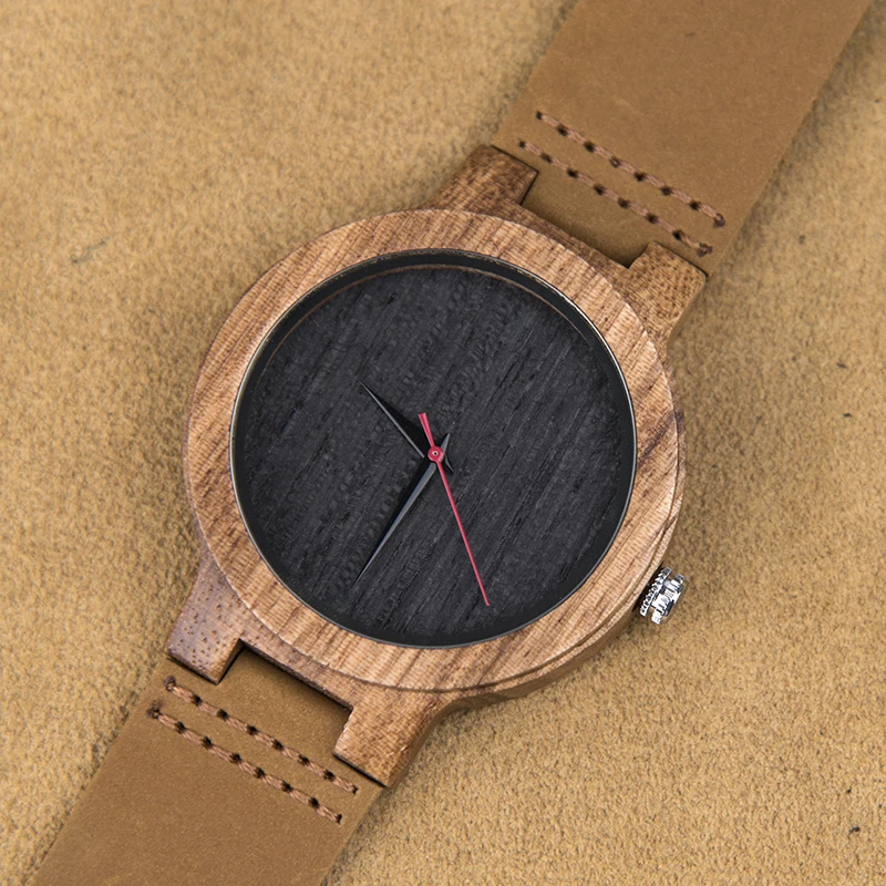 DODO DEER Wooden Watches Quartz Men Women Brown Leather Strap Watch Custom Couple Watches Drop Shipping Natural OEM Japan Casual