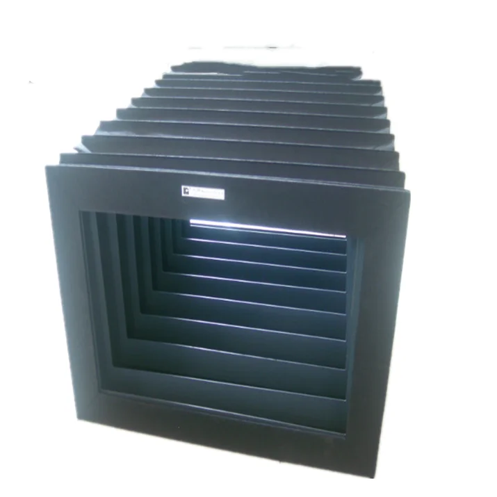 custom made square type bellow cover protective elevator