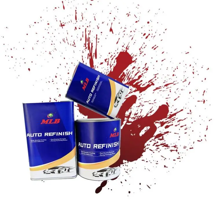 Высококачественная 2k краска для автомобиля верхнее покрытие автомобильной