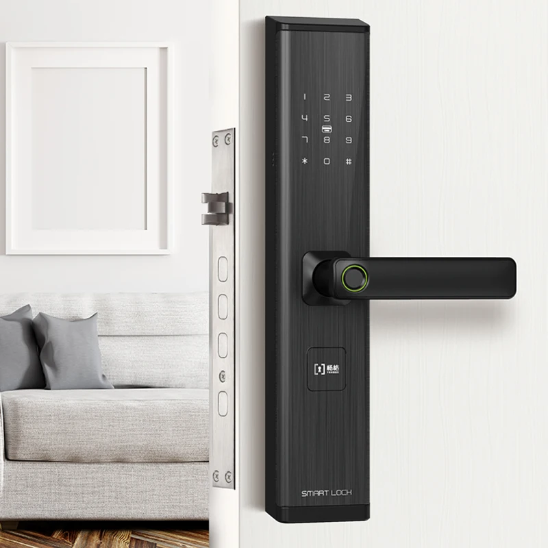 Tuya многоточечный замок передней сети водонепроницаемый биометрический латунный умный дверной замок для дома