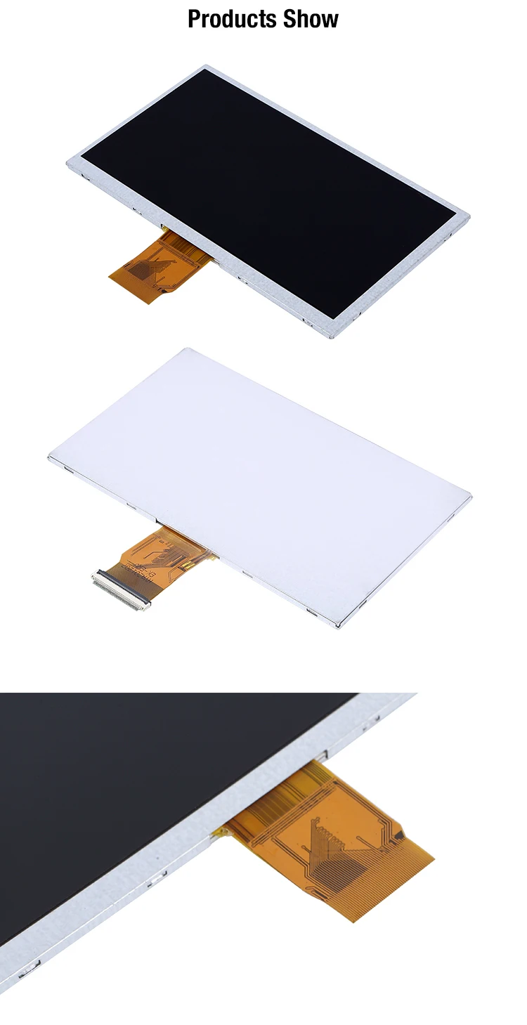 7 дюймов 800x480 IPS ЖК-дисплей tft с интерфейс lvds Емкостное касание емкостный сенсорный экран