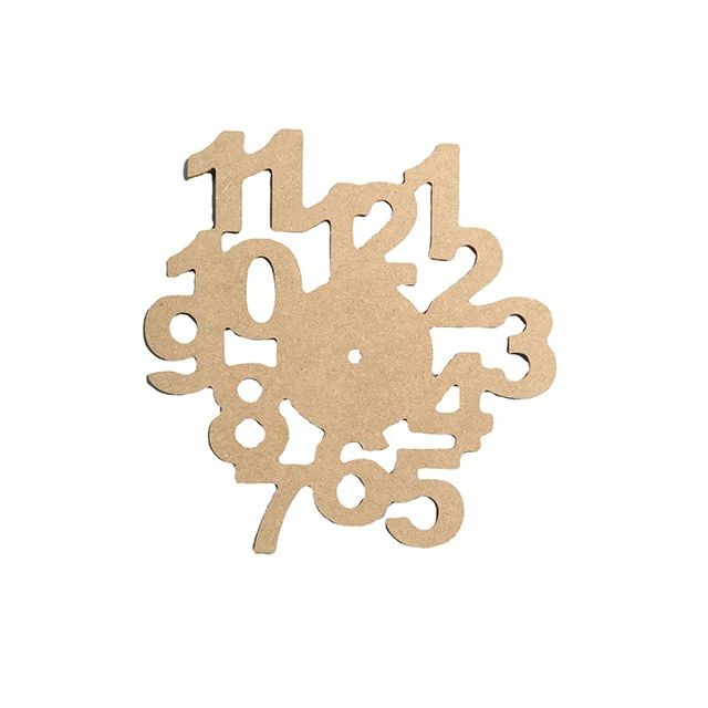 Customized Wooden Handicraft Household Pendant DIY Clock Chips