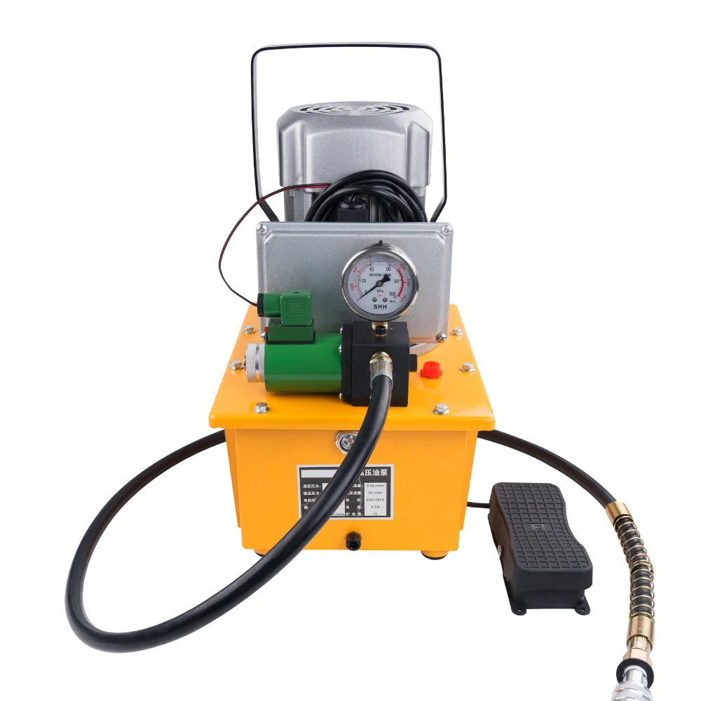 HHB-700A Factory 700 Bar High Pressure Hydraulic Pump Electric Oil Pump Post Tension Oil Pump