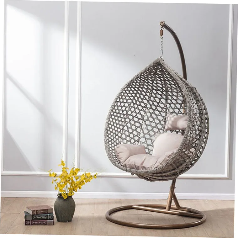 Steel Chairs Swing Summer Chair Retail Flying Outdoor Hanging Acrylic Balcony Swinging Camp Indoor The Set Ceiling Cushion