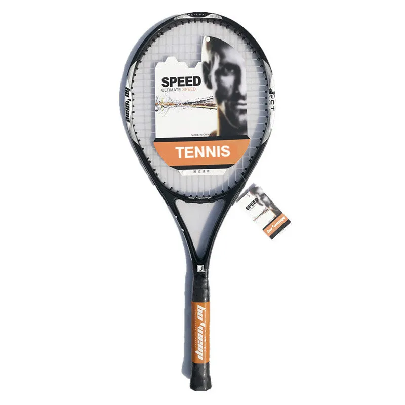 Wholesale customized high quality carbon aluminum one-piece training tennis racket