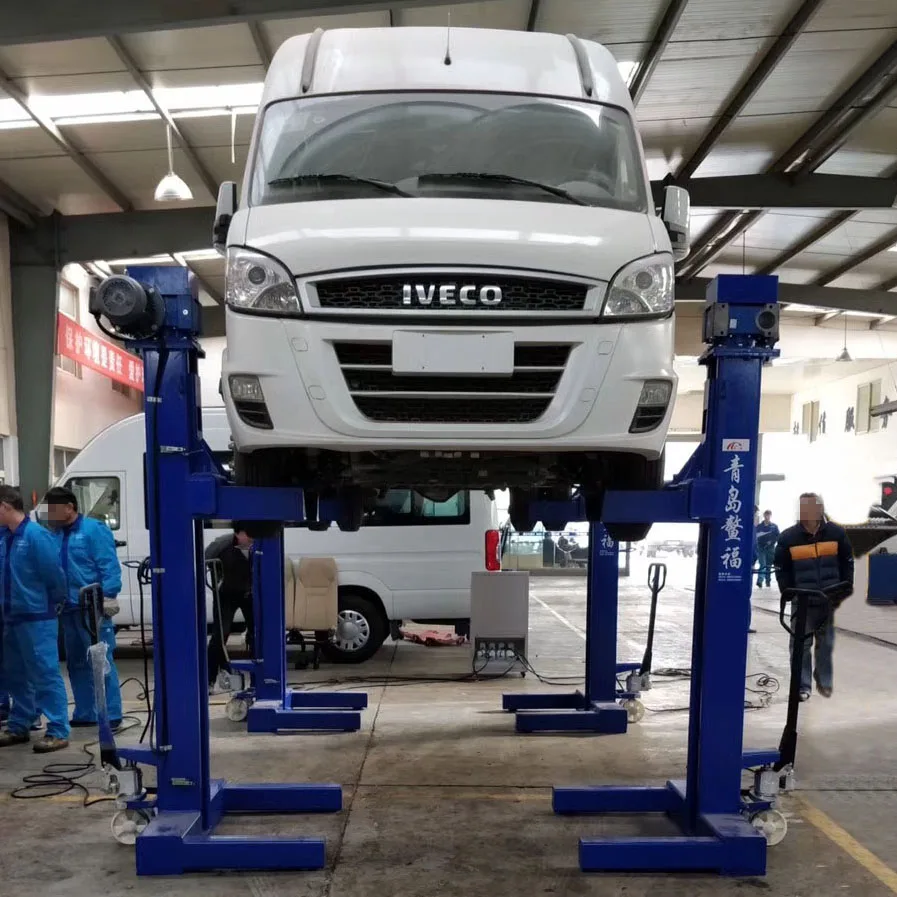 electric car lift iron 4 post ramp all for car workshop