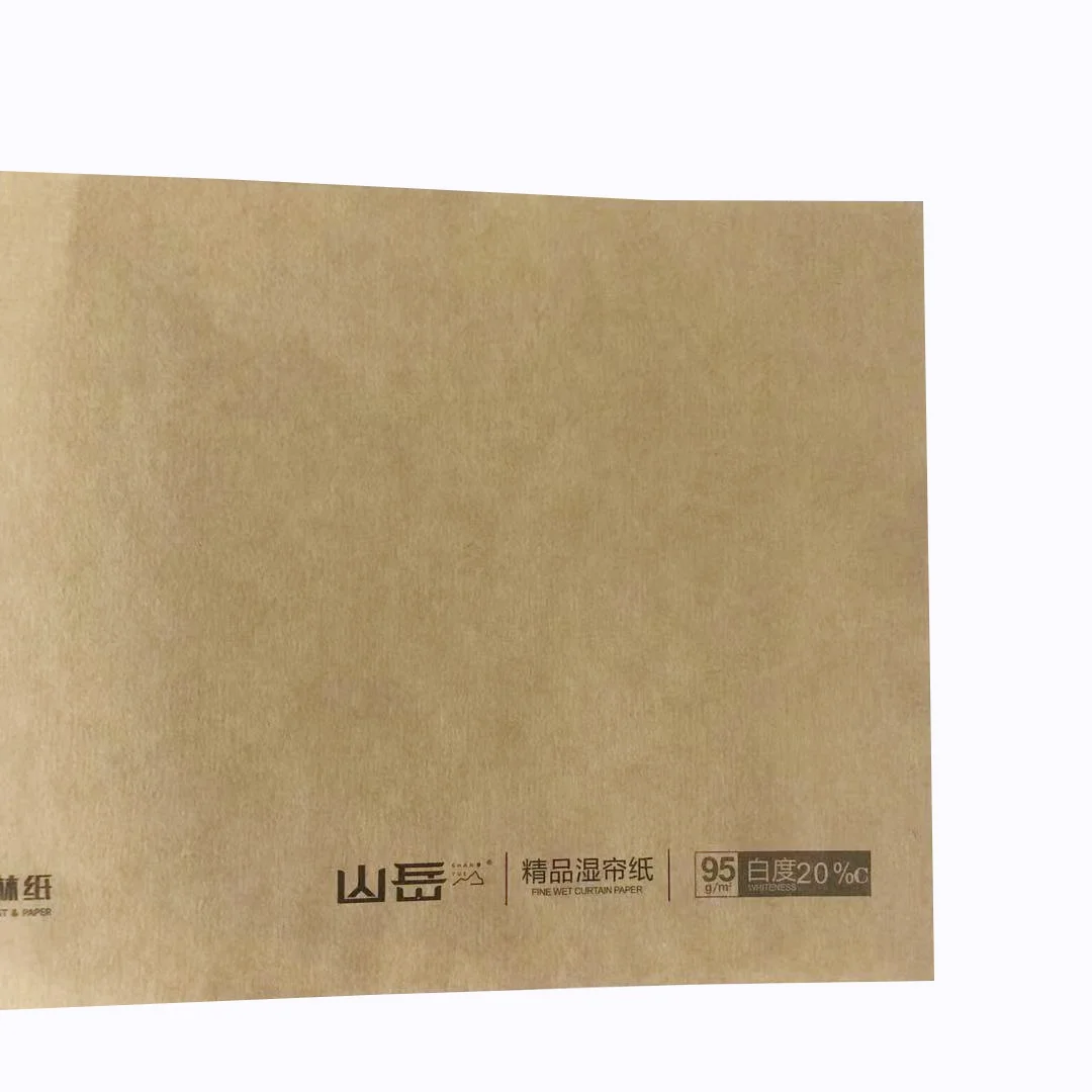 Fine wet curtain paper Kraft Paper for cooling pad