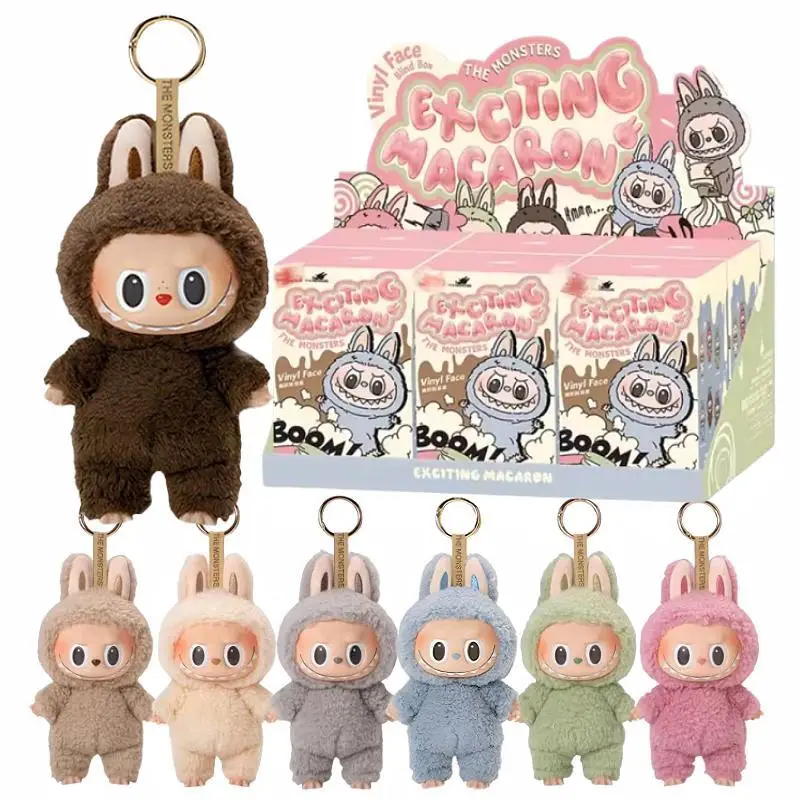 Labubu The Monsters Vinyl Face Doll Heart-Moving Macaron Doll Blind Box Blind Bag Figure Guessing Bag China High-Quality