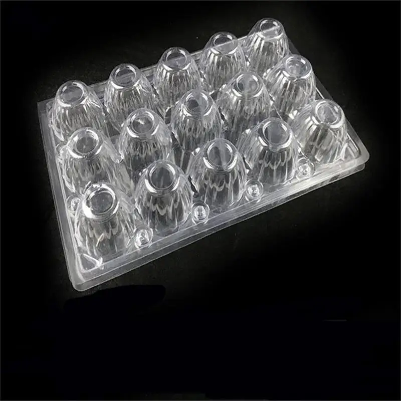 
Hot Sell Retail Clear Pvc Custom Holes Plastic Clamshell Blister Egg Tray Packaging 