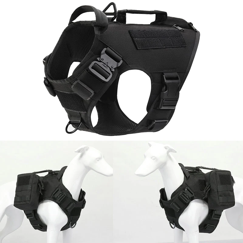 Индивидуальный тактический жилет для собак K9, комплект жгутов для домашних животных с мягкой сумкой, тактический жилет для собак