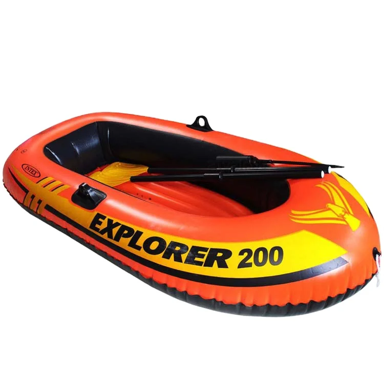 Дешевая надувная лодка intex 58331 Explorer 200 рыболовная Лодка на 2