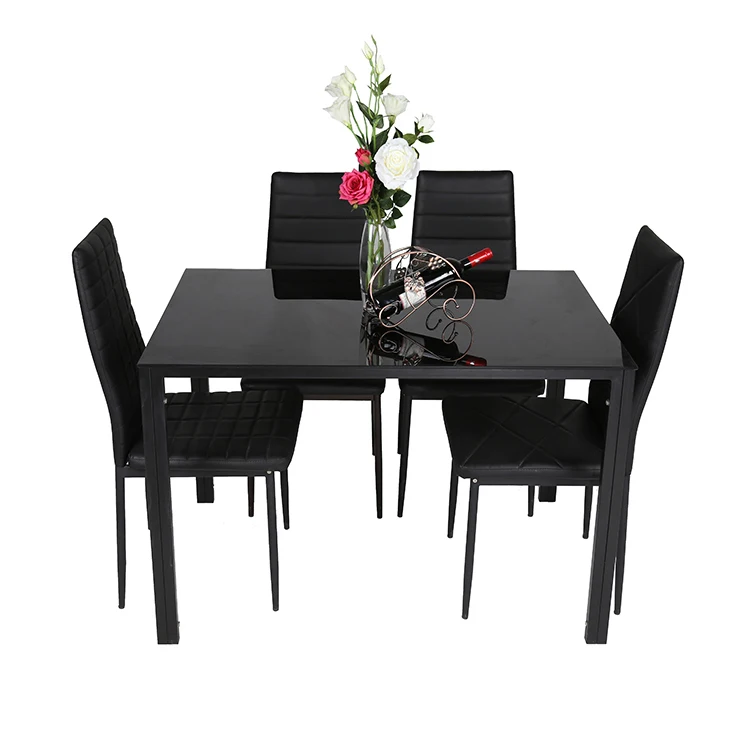Modern Luxury Dining Table and  Dining Chair Set  dining room 4 chairs Restaurant  table