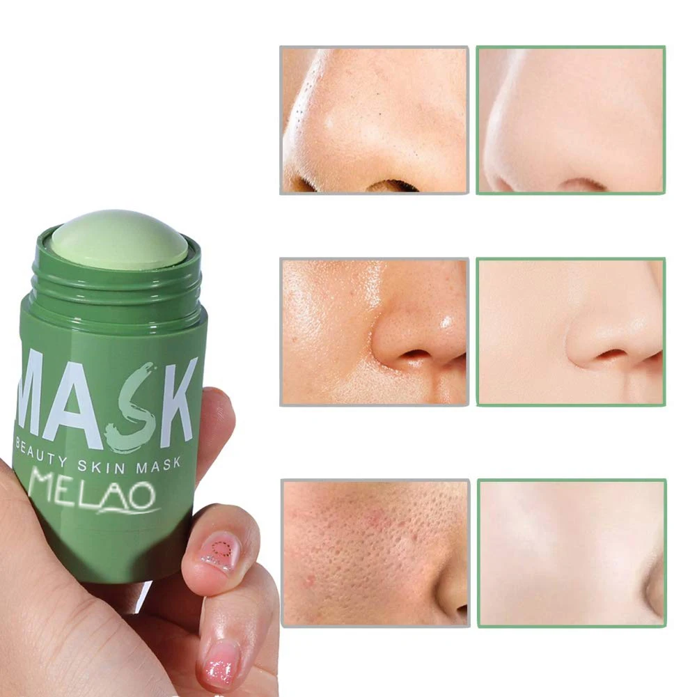 Meridian green mask stick cosmetics tea surgical masks box meridians get clean face matcha clay disposal lime