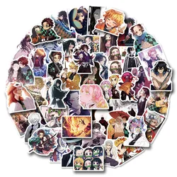 Demon Slayer Blade Japanese anime graffiti sticker personality suitcase skateboard notebook stationery box sticker