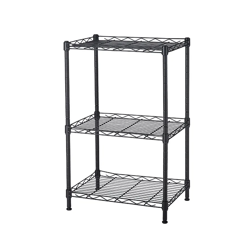 3-Shelf Boltless Heavy Duty Storage Shelving Unit Adjustable Steel Organizer Wire Rack Stacking Racks kitchen office home