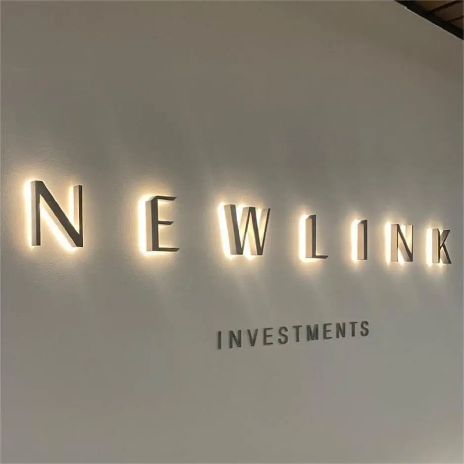 Customized Outdoor Store Signage Led Channel Letters 3D Acrylic Logo Backlit Letter Sign