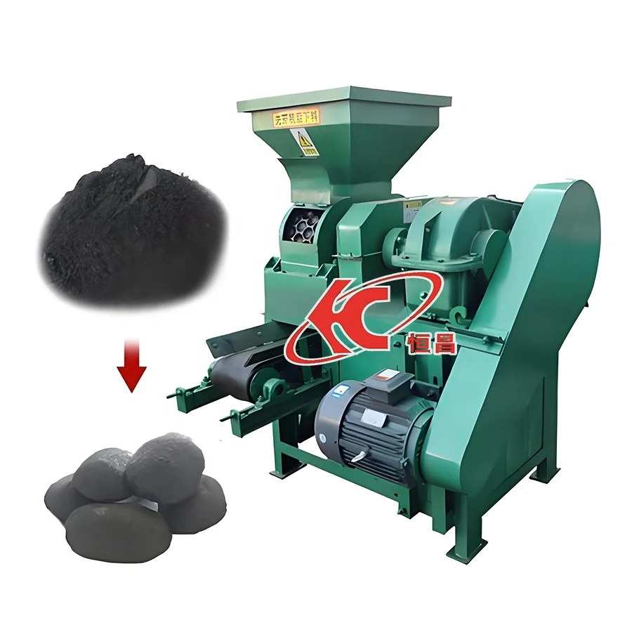 large capacity aluminium copper mineral powder charcoal briquette making machine