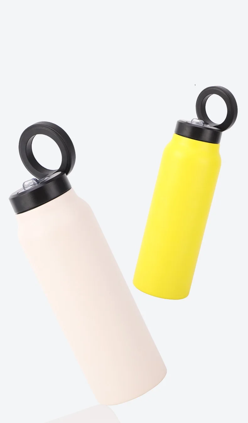 2024 Top Seller AMZ 720ml/25oz 304 Metal Vacuum Insulated Water Bottles Phone Magnet Magsafe Thermos Office Cup Drink Giveaways