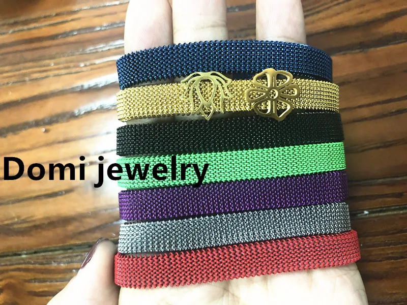 Bracelets, Bangles Jewelry Direct Factory Price stainless steel Elastic mesh bracelet for Men and Women