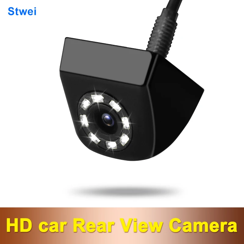 Night vision bright rearview mirror parking camera hardware spiral suspension camera mini Korean car reversing camera