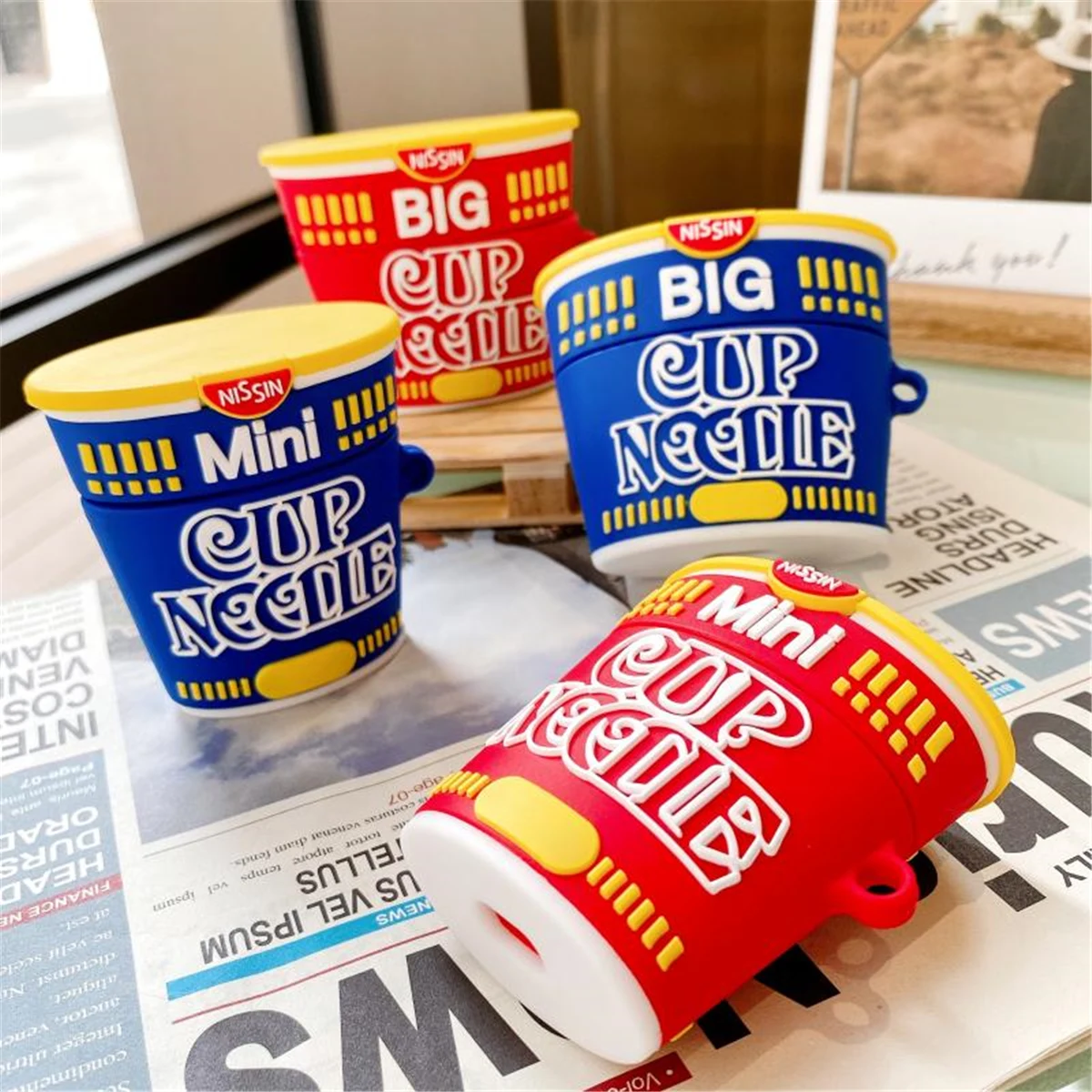 Gemfits Pack Candy for Takis Potato Chips For Airpods case, Cute 3D Cartoon Funny case for airpod 2