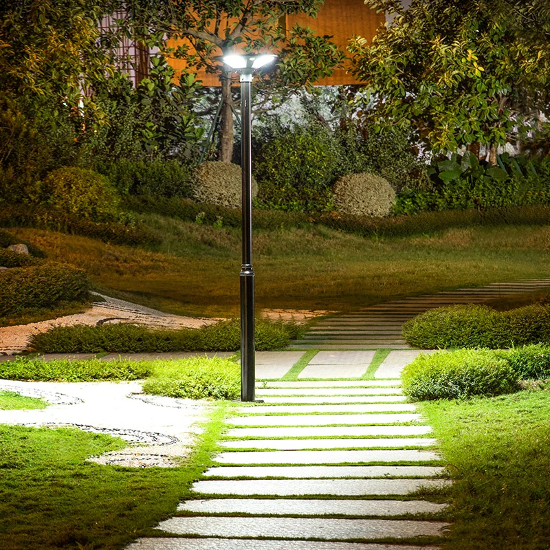 12v 40w 50w 60w 80w plate round outdoor bright led smart solar street light all in one in built solar panels for garden