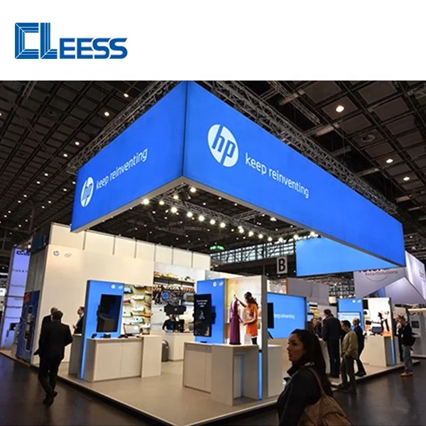 Aluminium Advertising Textile Display Square Edge Stretch Fabric Frame Suspended Tradeshow Skybox Hanging Banner Lightbox Sign