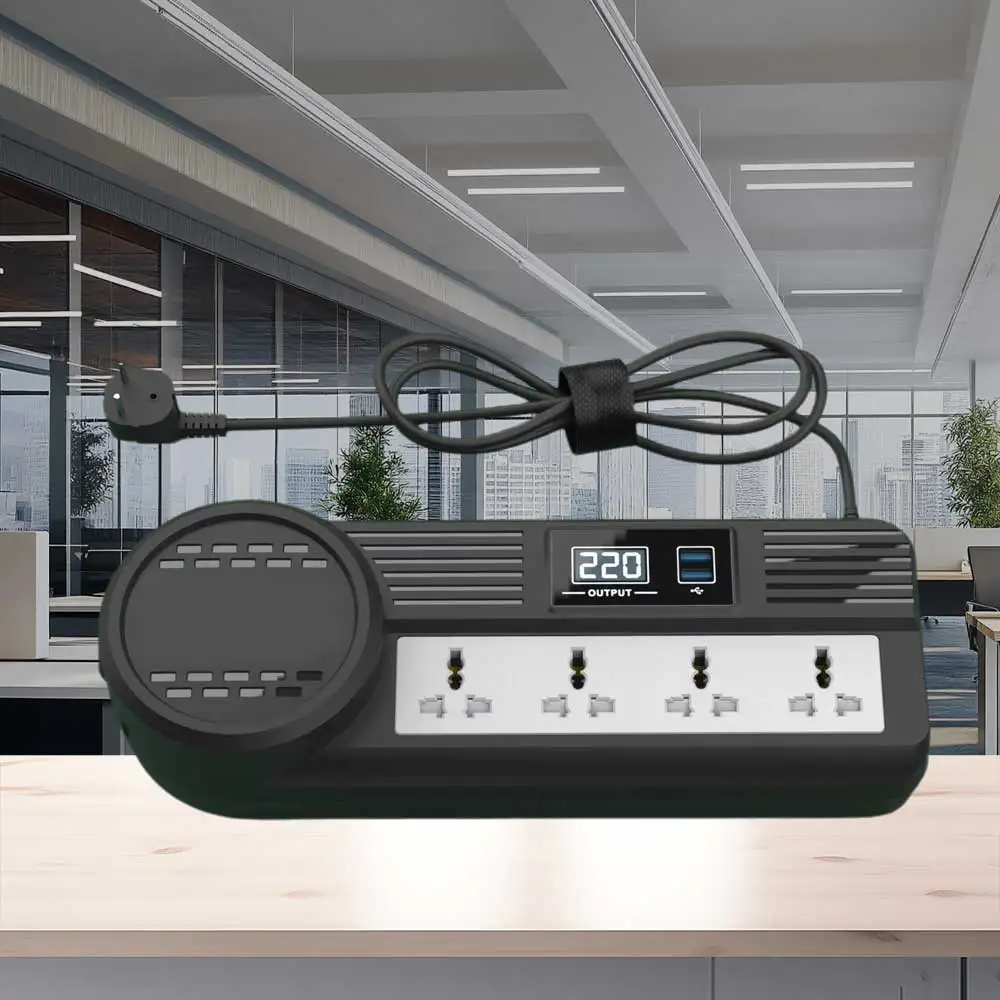 OSWELL Home Portable Socket Relay Type 1500VA Manostat Voltage Regulator