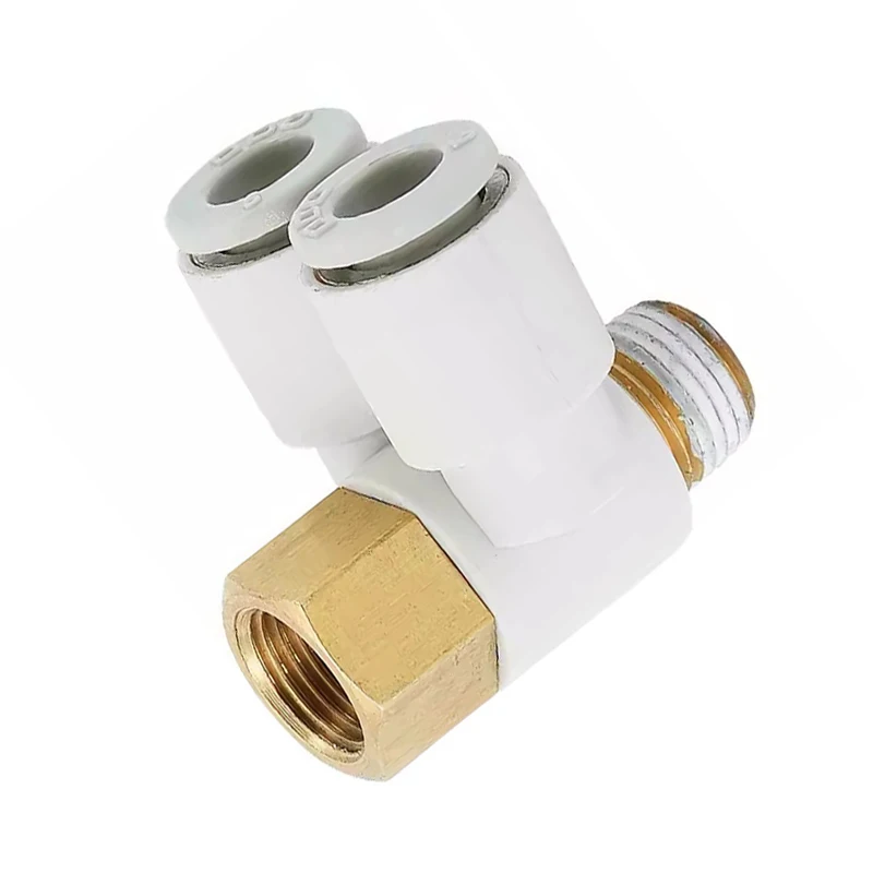 KQ2 SMC шарнирный KQ2ZF12-03A/KQ2ZF12-04A двойной трубчатый универсальный шарнир с внутренней и внешней резьбой