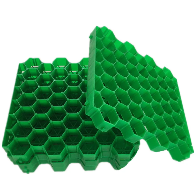 Honeycomb Gravel Stabilizer Geocell Grid for Driveway Elite Black Green Surface Welding