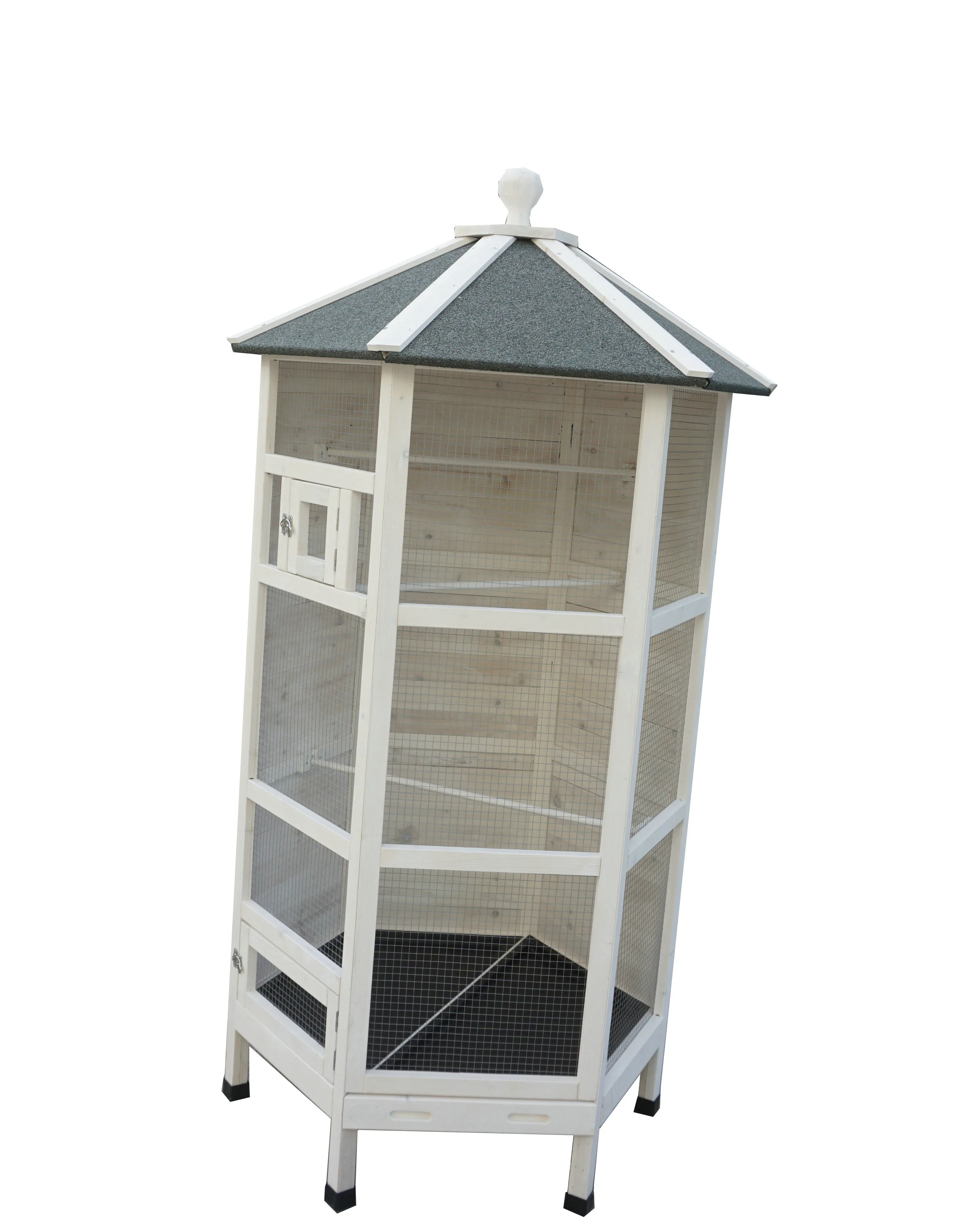 Hot Selling Aviary outdoor Parakeet home with Perch Birds Large pet house High-Caliber Natural Aviary Wooden bird Pigeon Cage