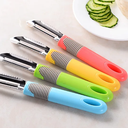 Best Selling Stainless Steel Colorful Carrot Potato Peeler Kitchen Tools Vegetable Multi-function Fruit Peeler
