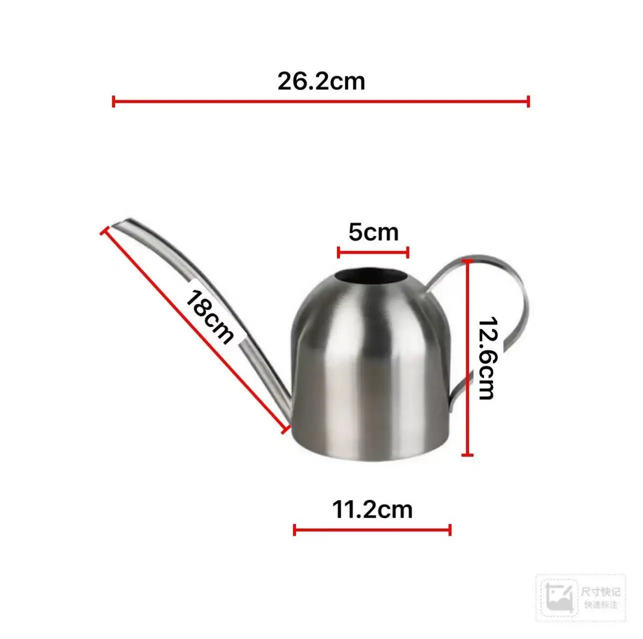 Metal water tank 201 Stainless steel factory wholesale stainless steel garden plants metal watering can water sprinklers