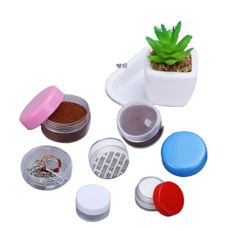 new factory new Best selling simple design colorful empty cosmetic cream plastic jar