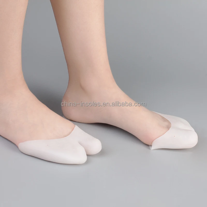 Custom silicone gel soft ballet toe protector spacers covers ballet toe pads for pointe shoes