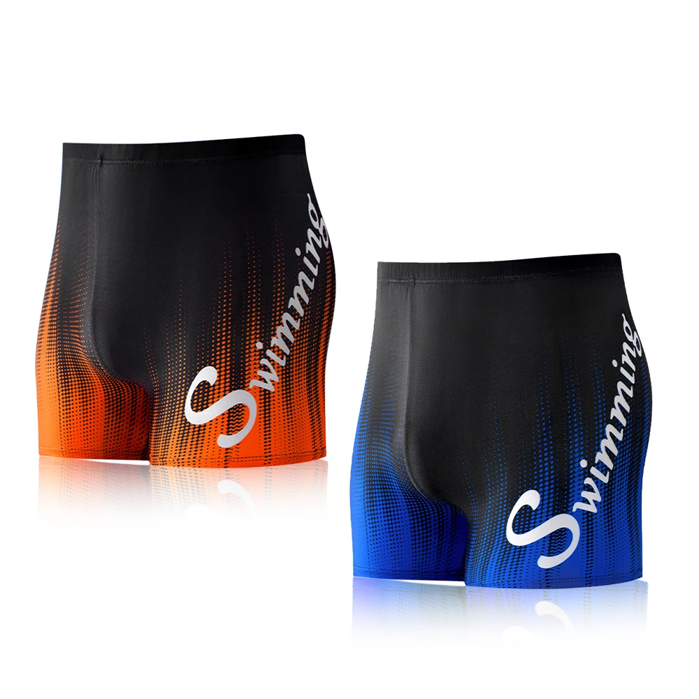 Fast dry man swimwear swimsuit 100% polyester competition swim trunks shorts