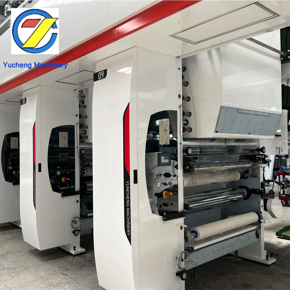 China 6 Colors PE PVC Film Gravure Printing Machine