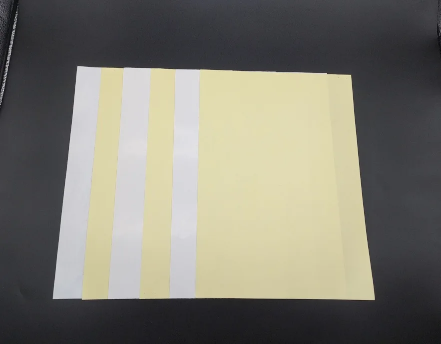 Factory Price PE High Gloss Yellow Glassine Silicone Coated Release Paper For Adhesive Sticker