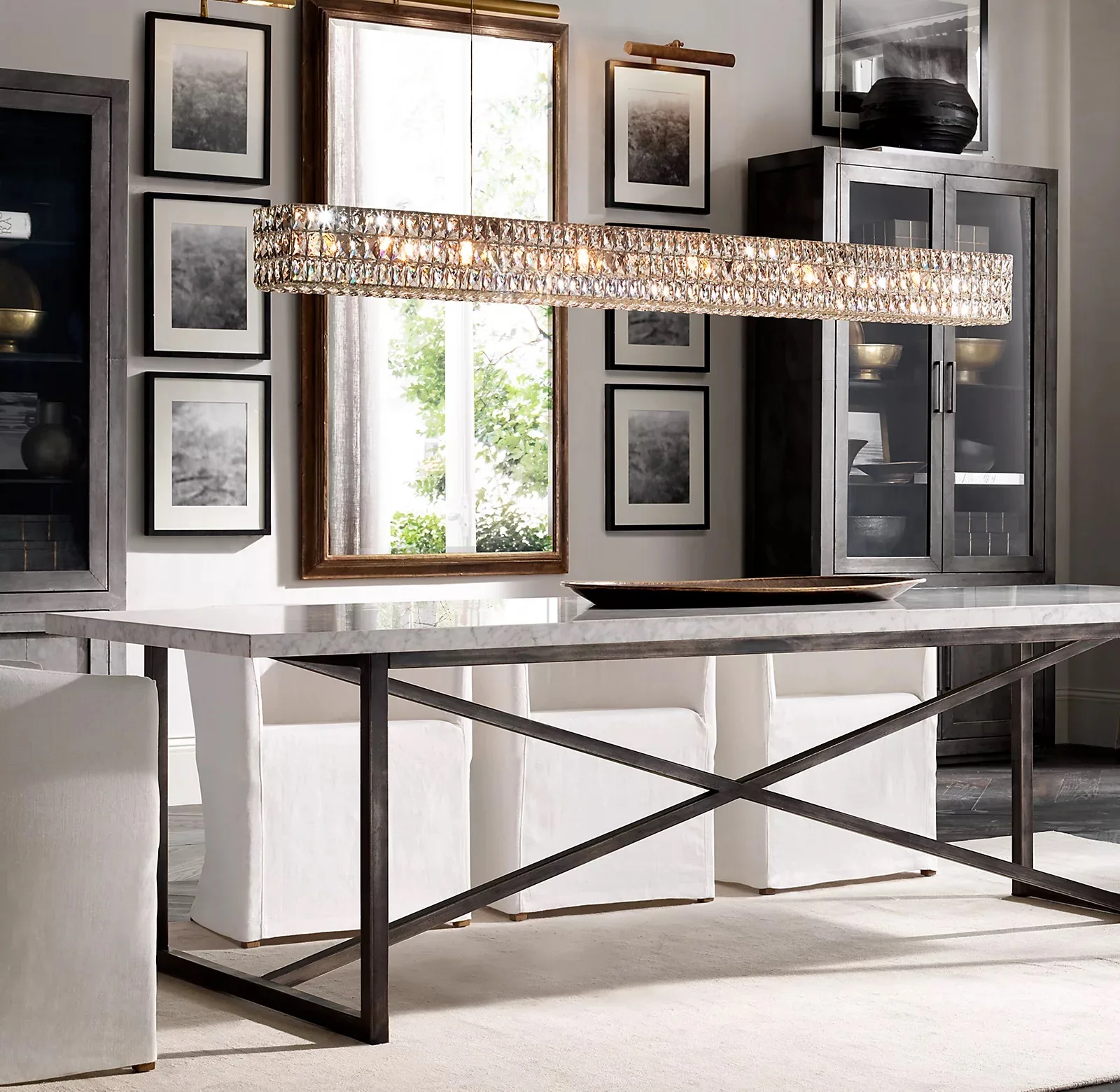customized cascada rectangular american country rectangle square kitchen modern led k9 crystal chandelier for hotel bar