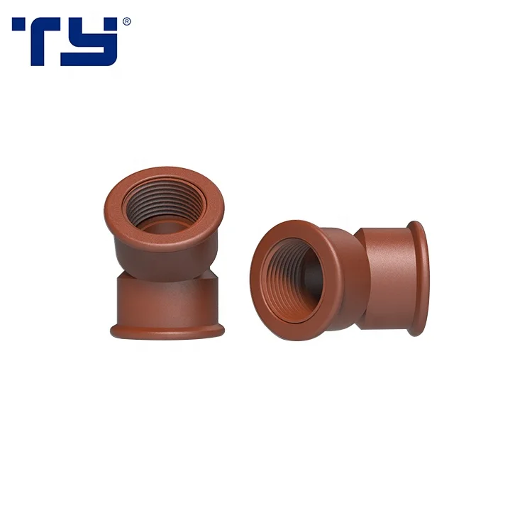 Hot Selling Manufacturer High Quality PP Threaded Pipe Fittings IRAM Standard Water Supply PPH Male Elbow 90 Degree